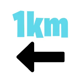 Vrácení se o 0.5km